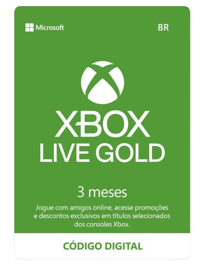 Assinatura Xbox Live Gold