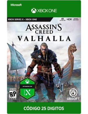 Assassins-Creed-Valhalla-Xbox One Codigo 25 digitos
