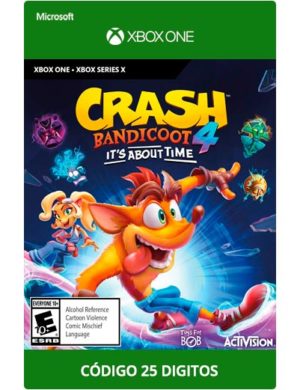 Crash-bandicoot-4-its-about-time-Xbox-One-Codigo-25-digitos