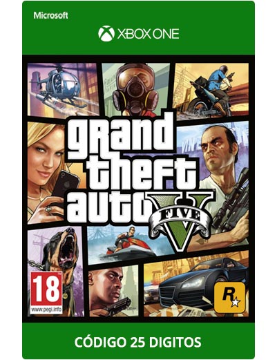GTA V Xbox Código 25 Dígitos