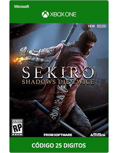Sekiro Shadows Die Twice Xbox Código 25 Dígitos