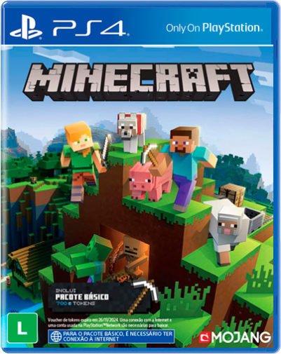 Minecraft PS4 Mídia Física