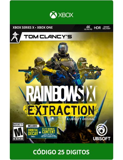 Tom Clancy’s Rainbow Six Extraction Xbox One / Xbox Series Código 25 Dígitos