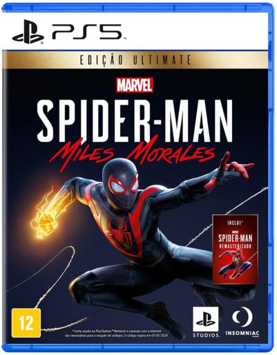 SpiderMan Miles Morales Edição Ultimate PS5 Mídia Física